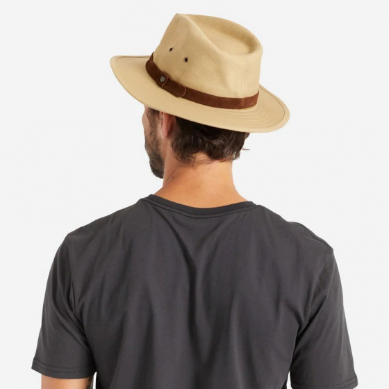 Traveller Messer Hat Safari Beige Cotton - Brixton