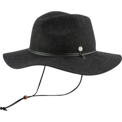 The Lee Wool Felt Traveller Hat Brown - Coal Reference: 5958 | Traclet Hat Shop