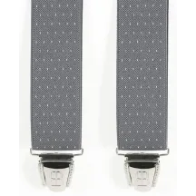 Biclip® Fancy Gray Harness Suspenders - Biclip Reference: 3624 | Chapellerie Traclet