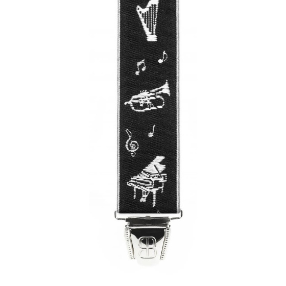Black Music Fantasy Suspenders - Traclet