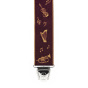 Fancy Bordeaux Music Suspenders - Traclet