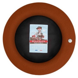 Children's Petit Basque Beret Rust - Heritage by Laulhère