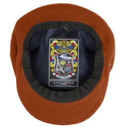 Wool Beret Cap Pau Rust - Laulhère