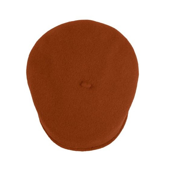 Wool Beret Cap Pau Rust - Laulhère