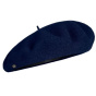 Blue Merino Wool Max Beret - Heritage Laulhère