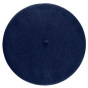 Blue Merino Wool Max Beret - Heritage Laulhère