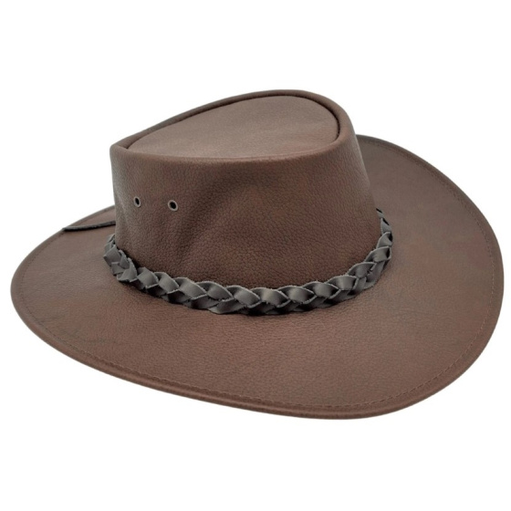 Chapeau Traveller Kangaroo Cuir - Jacaru