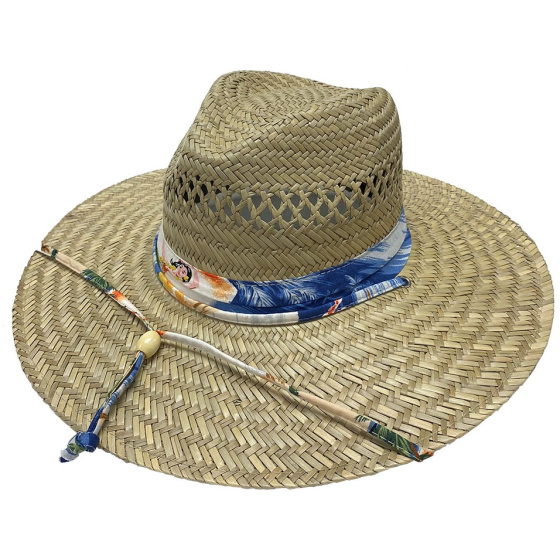 Saona Wide Brim Traveller Hat Straw - Broner