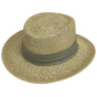 Natural Straw Mulligan Gambler Hat - Traclet