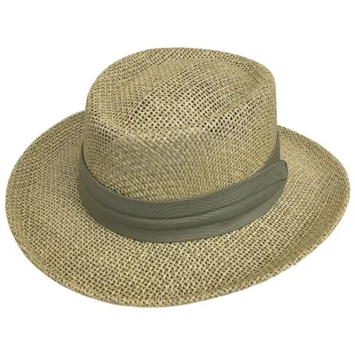 Natural Straw Mulligan Gambler Hat - Traclet Reference: 10624 | Traclet Hatters