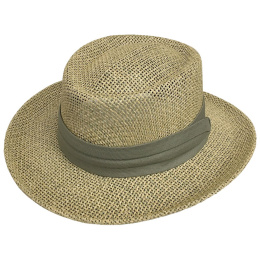 Mulligan Natural Straw Gambler Hat - Traclet