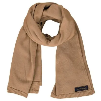 Odei Merino Wool Scarf in Beige - Heritage by Laulhère Reference: 20356| Chapellerie Traclet