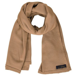 Odei Merino Wool Scarf Beige - Heritage by Laulhère