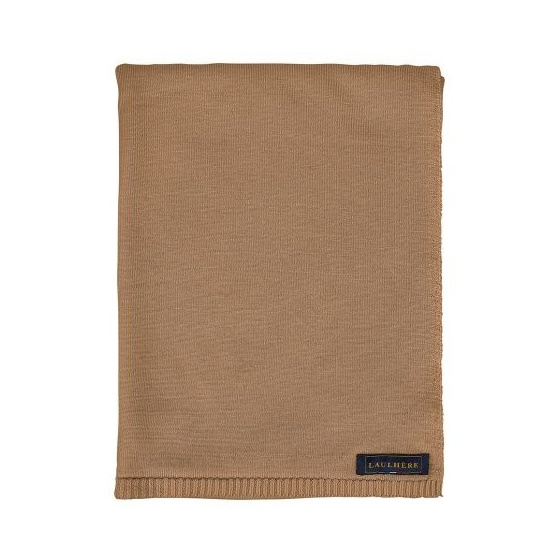 Echarpe Odei Laine Mérinos Beige - Héritage par Laulhère