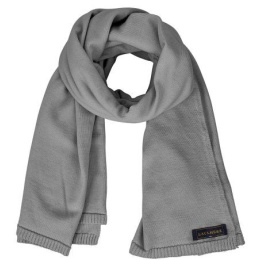 Echarpe Odei Laine Mérinos Gris - Héritage par Laulhère