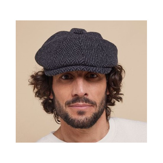 Gizonki Gray & Black Cap Made In France - Laulhère