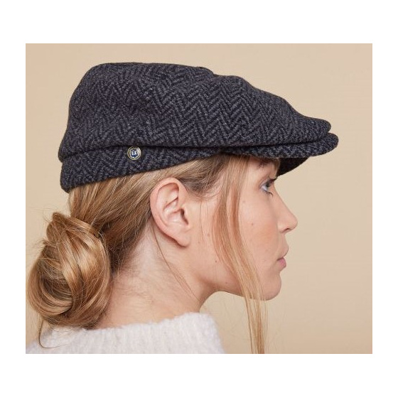 Gizonki Gray & Black Cap Made In France - Laulhère