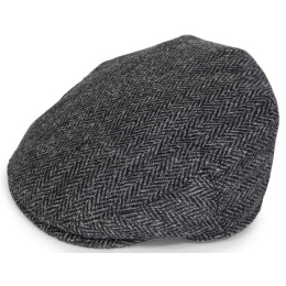 Wicklow Flat Cap Herringbone Tweed - Traclet