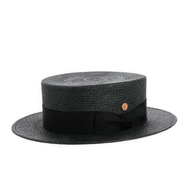 Canotier panama noir Gondolo