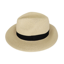 Newark straw traveler hat