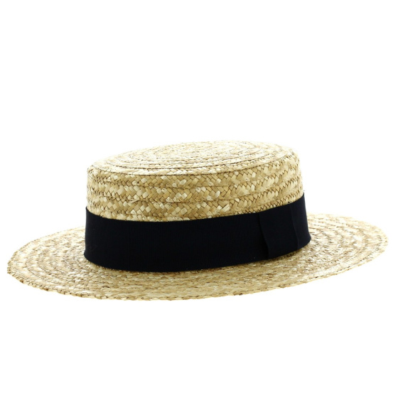 Boater hat with customized ribbon Boater hat with customized ribbon