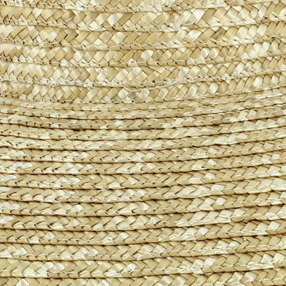 Chapeau abat jour en paille naturel