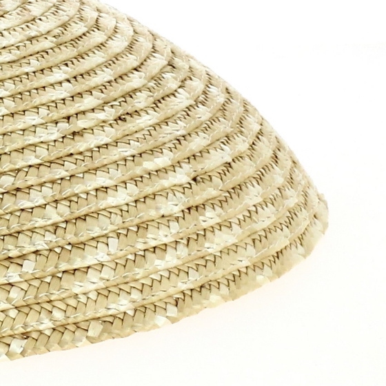 Natural straw lampshade hat