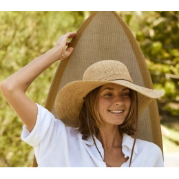 Capeline Tuscany Ladies Summer Raphia Naturel - Conner Hats