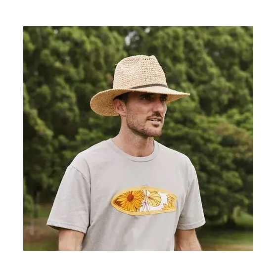 Calabre Raffia Fedora Hat - Traclet Calabre Raffia Fedora Hat - Traclet