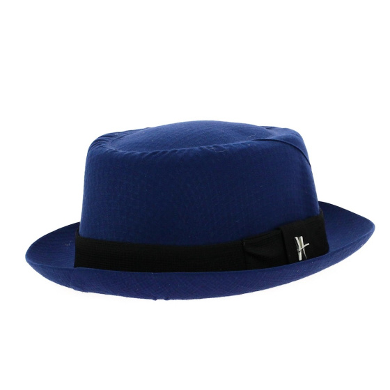 Chapeau porkpie Hausmann bleu