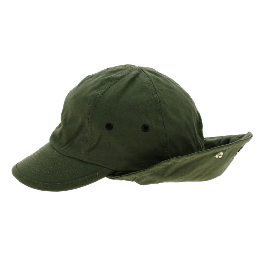 Green cotton Saharan cap