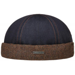 Stetson two-tone blue denim and brown brim Miki
