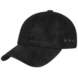 Leather Liberty Baseball Cap Black - Stetson