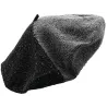Béret Été Coton Soie & Lin Noir - Gris - Le Béret Français