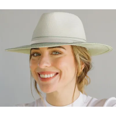 Ivory UPF 50+ Bella Fedora Hat - House Of Ord Reference: 9238 | Traclet Hat Shop