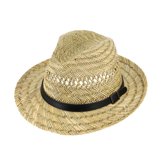 Traclet Natural Straw Fedora Hat Traun