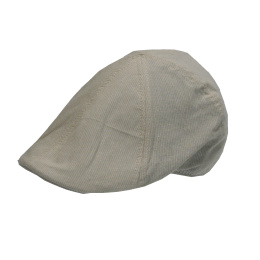 MEN'S FLAT CAP IN COTTON AND LINEN