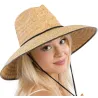 Chapeau de sauveteur en paille Tycoon Crown à tissage fermé
