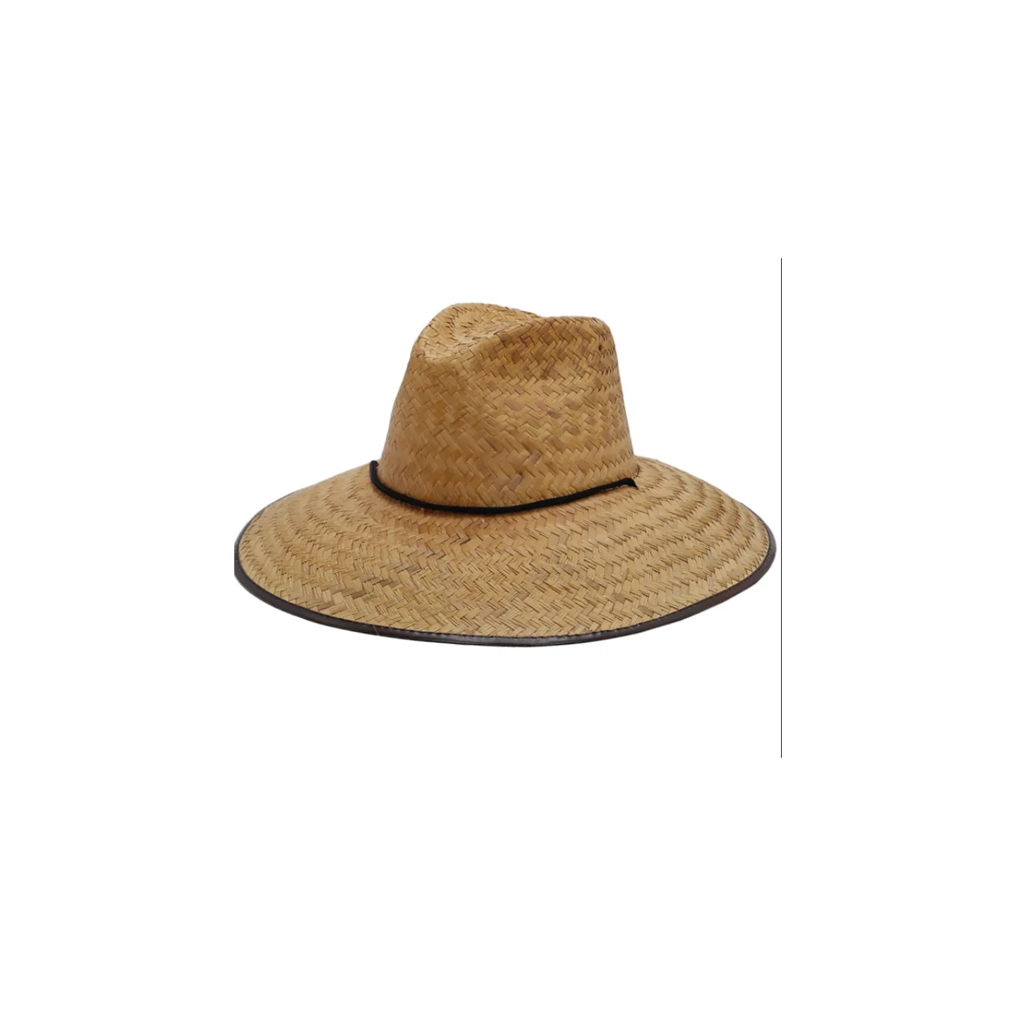 Chapeau de sauveteur en paille Tycoon Crown à tissage fermé