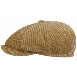 Blue Corduroy Hatteras Cap Dwayn - Stetson