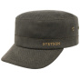 Stetson Khaki Cotton Herringbone Army Cap