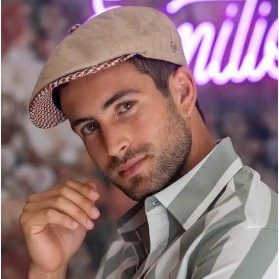 Quimper Flat Cap linen UPF 40+ - Flechet