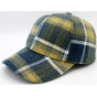 Wool Plaid Strapback Baseball Cap - Traclet