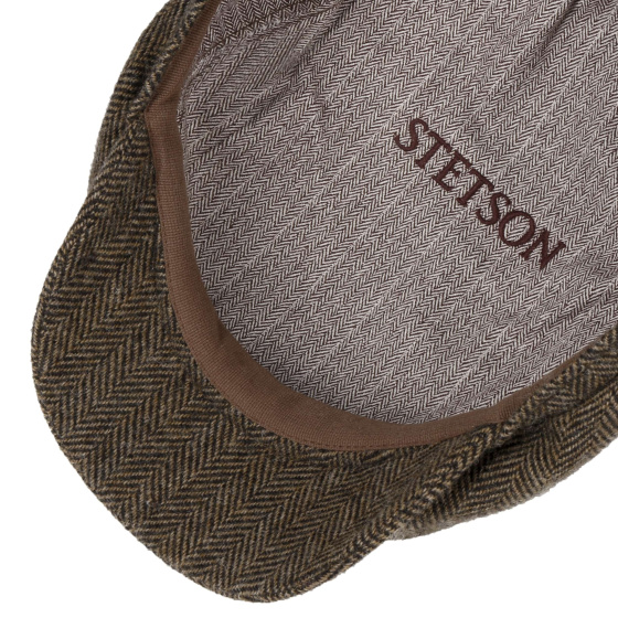 Stetson Belfast Herringbone Wool Brown Cap
