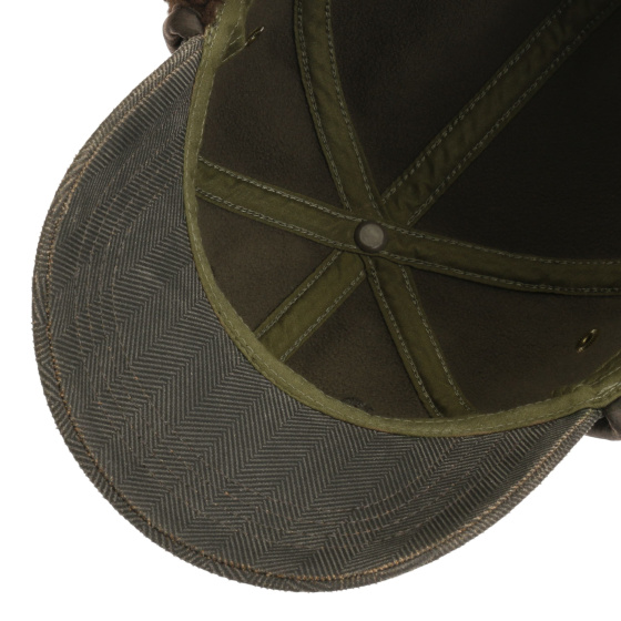 Baseball Cap Herringbone with Ear Flaps - Stetson