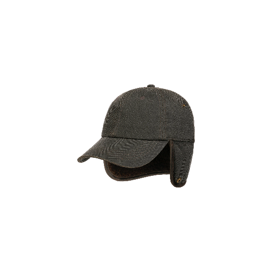 Baseball Cap Herringbone with Ear Flaps - Stetson