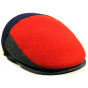 Velvo Patchwork Multicolor Wool Flat Cap - Traclet