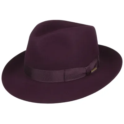 Felt Fur Hat Bogart Penn Plum - Stetson Reference: 17027 | Traclet Hat Shop
