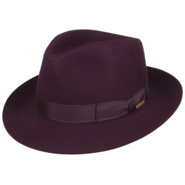 Bogart Penn Felt Hat Plum - Stetson