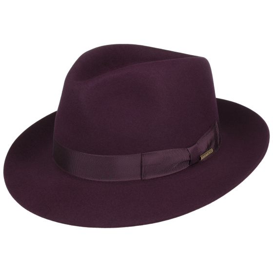 Felt Fur Hat Bogart Penn Plum - Stetson